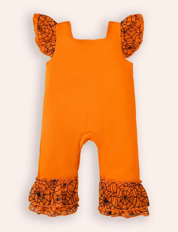 Halloween Embroidered Romper